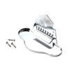 3.1x1.8inch Metal Mandolin Tailpiece Replacement Kit for 8 Strings Mandolins with Four Preinstalled Mounting Screw Holes