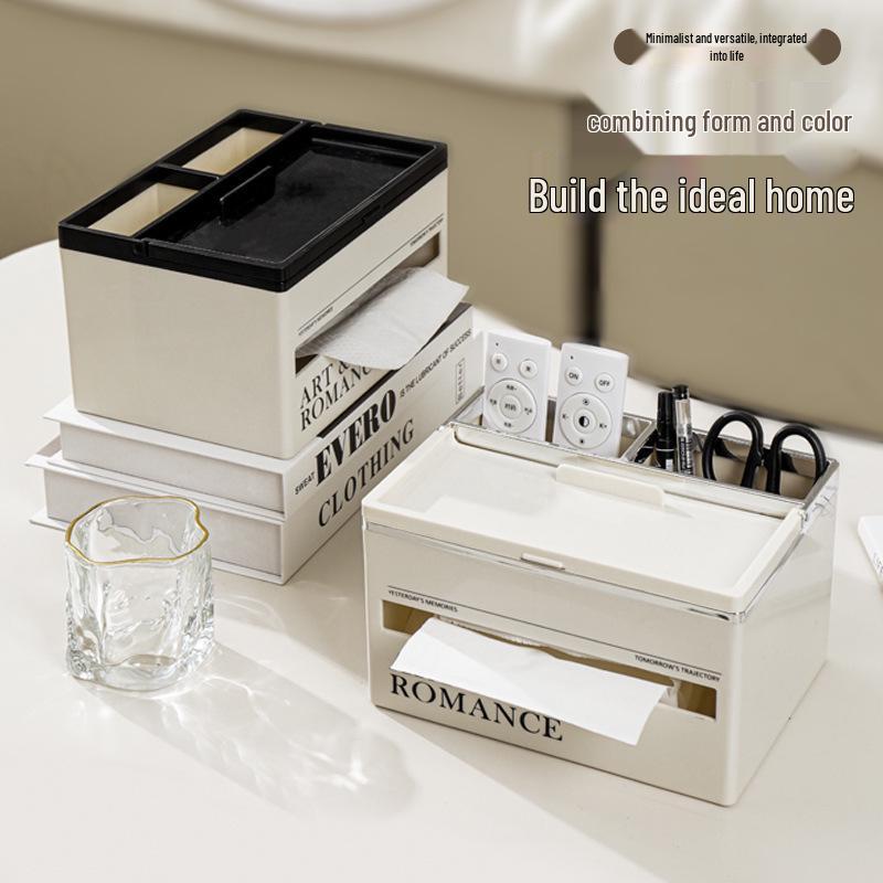Luxury Multi-Functional Tissue Box for Living Room and Kitchen - Stylish Storage Solution