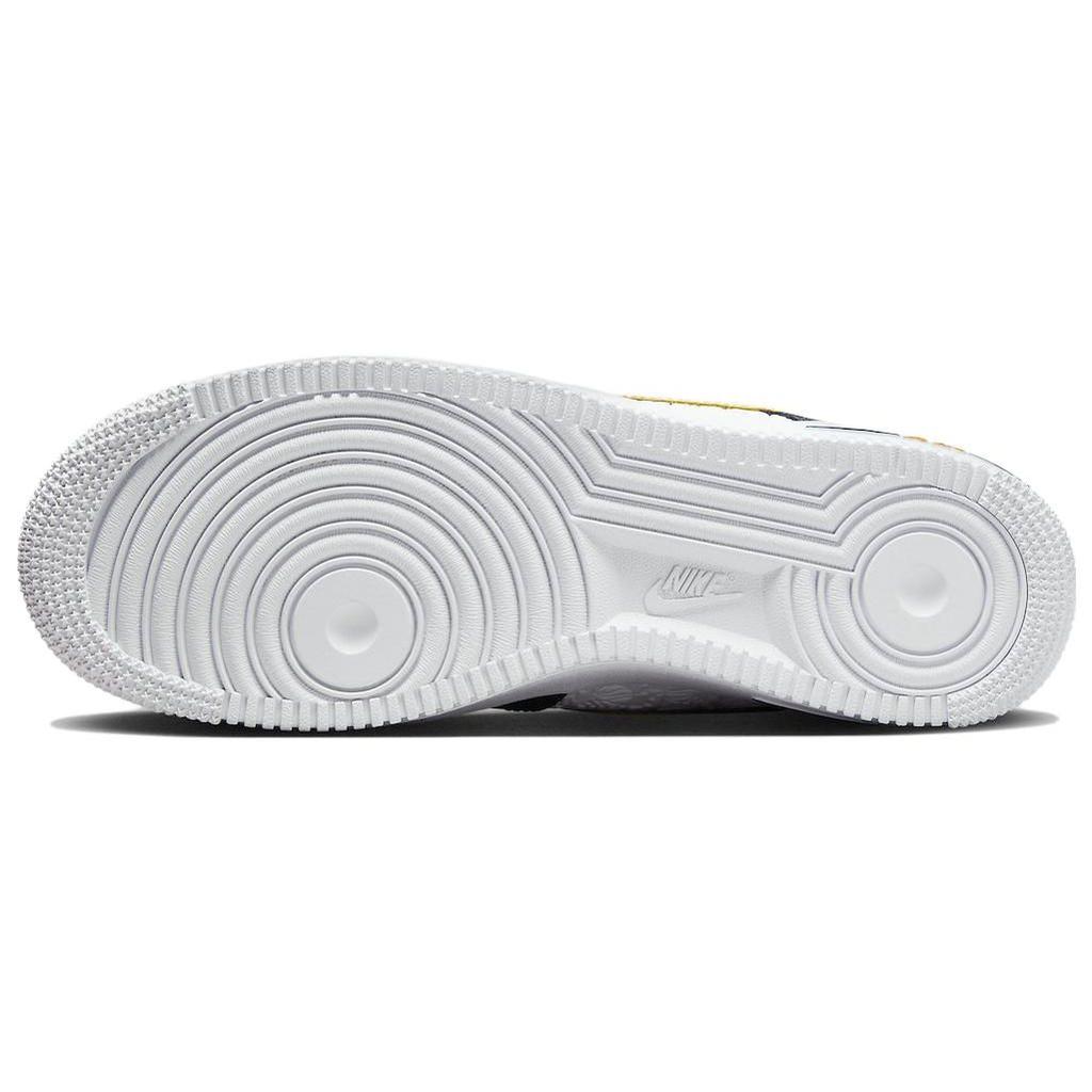 Nike Air Force 1 07 Embossed Hoops - Dark Obsidian Men Sneakers Blue White University-Gold FJ4209-400