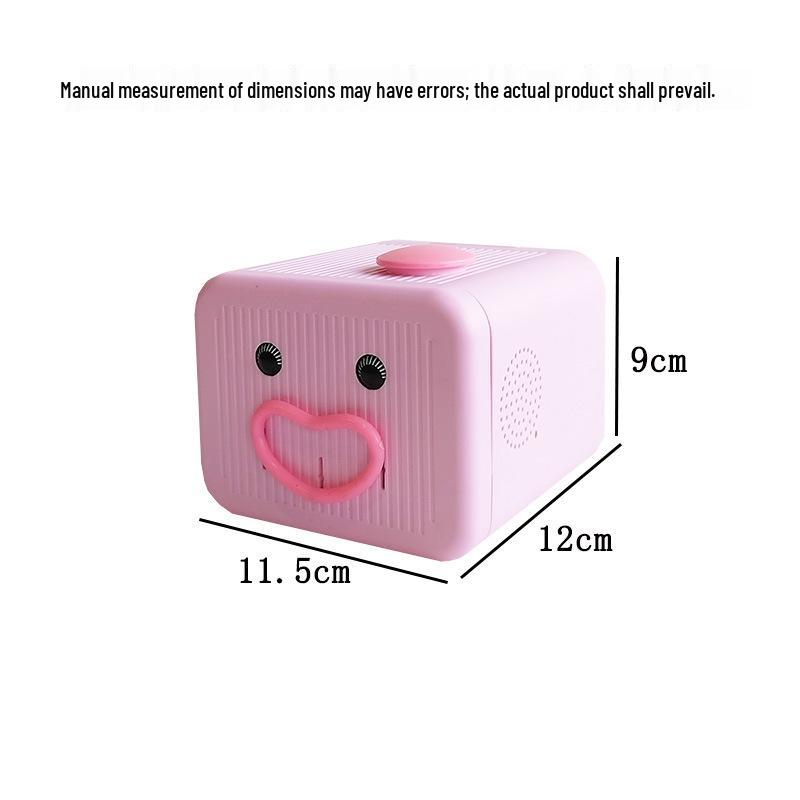 Creative Funny Face Money Box with Voice Learning & Blinking Features