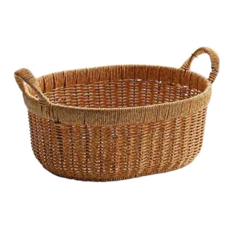 Homeglen Japanese-Style Rattan Snack Basket