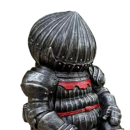 Retro Knight Armor Resin Statue, Medieval Guard Figurine for Desk Shelf, Dark Fantasy Home Decor for Office, Gift for Game Fans