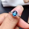 Lindon klassischer Zirkonring für Damen, Schmuck, Hochzeit, Versprechen, Party, Geschenk