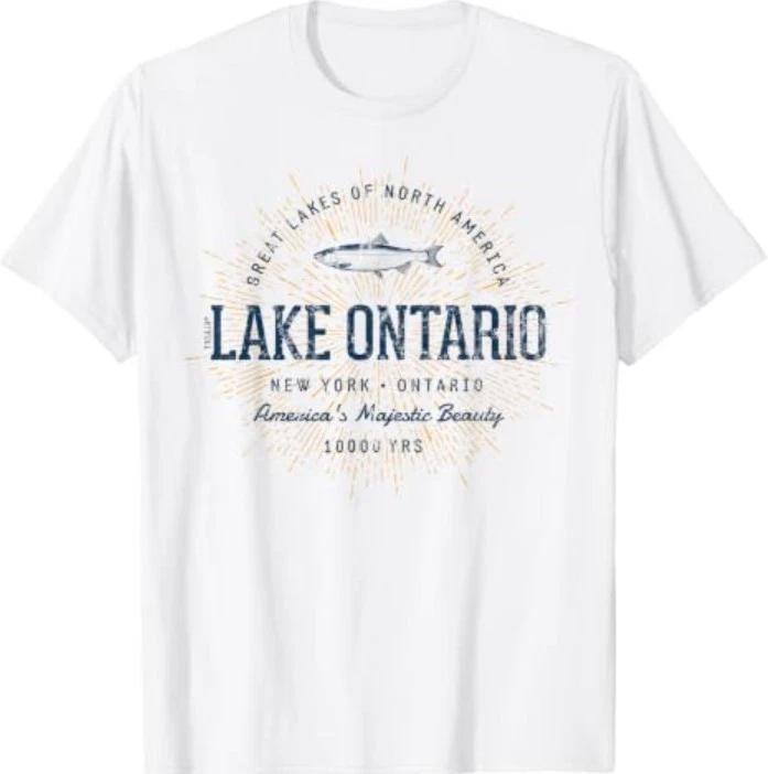 Retro Style Vintage Lake Ontario T-Shirt