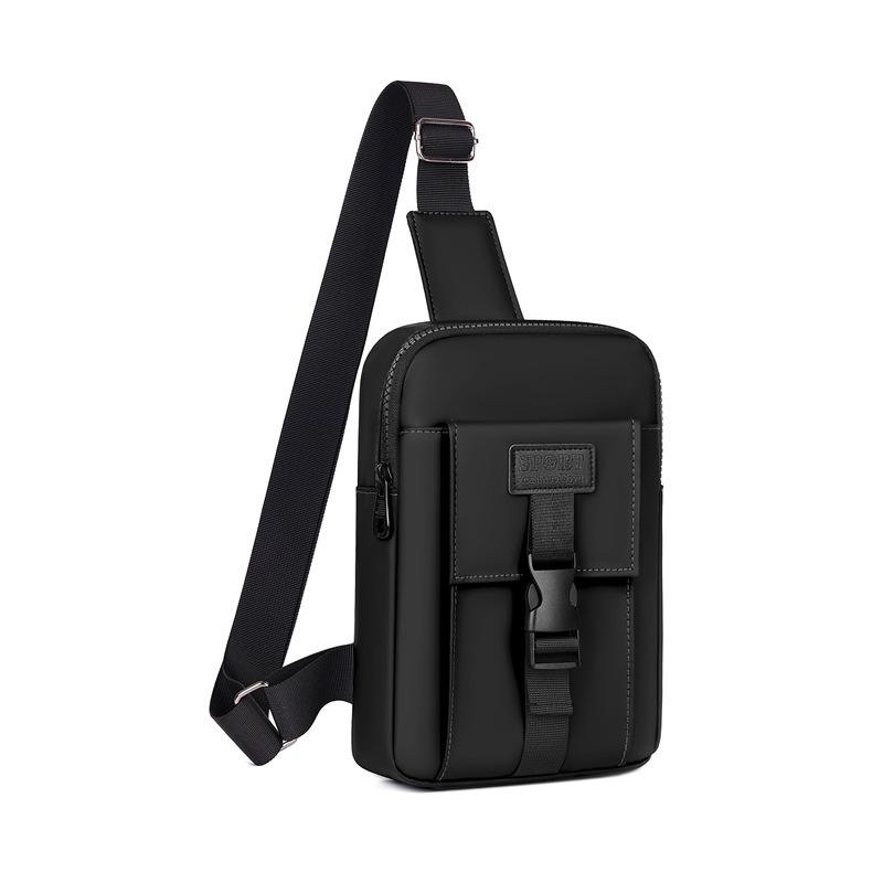 New product men's simple and fashionable shoulder bag casual commuting multi-functional small bag mobile phone bag multi-pocket messenger bag