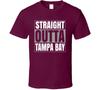 Straight Outta Tampa Bay Florida Brady Fan Gift T Shirt