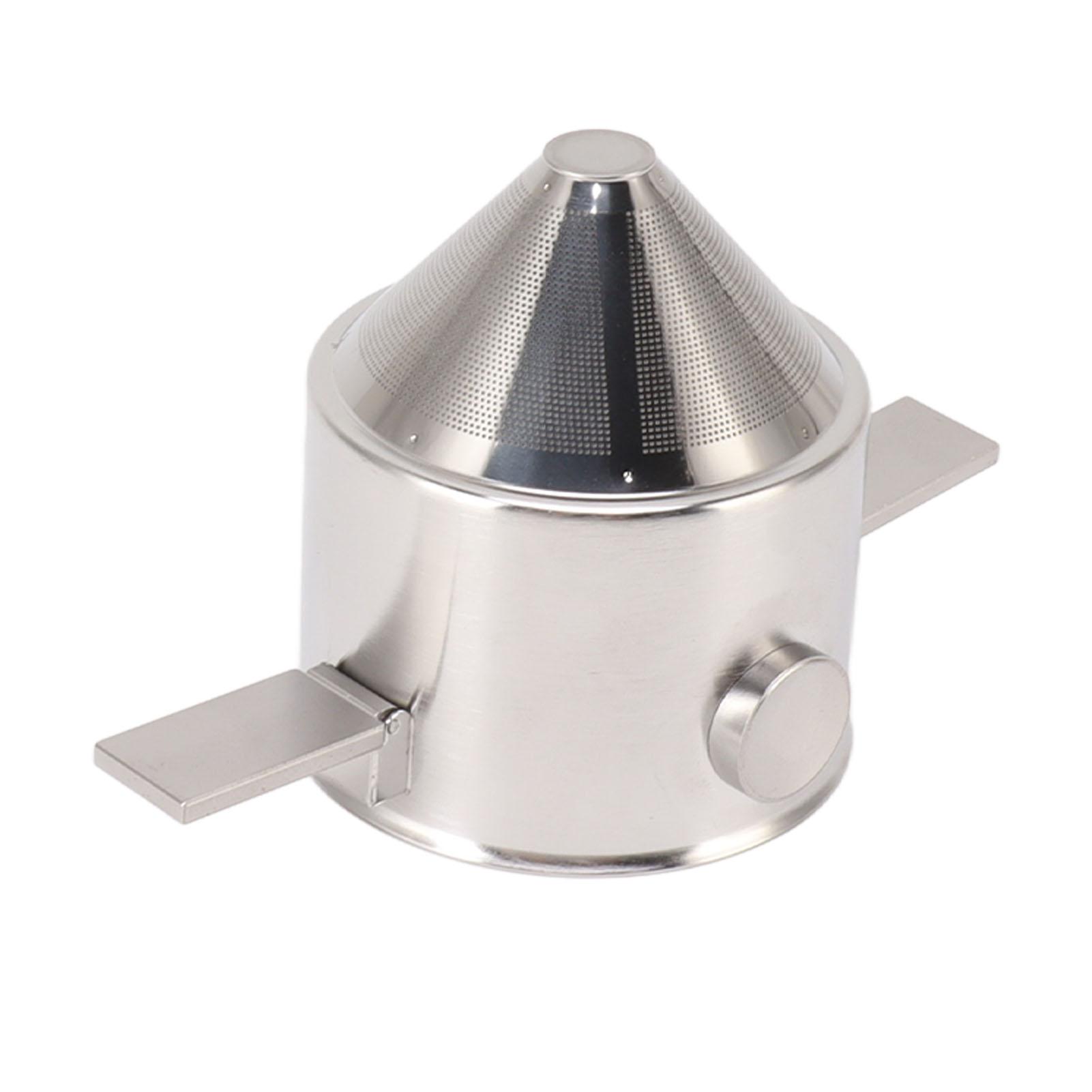 

Portable Pour Over Coffee Filter Collapsible Reusable Stainless Steel Slow Drip Coffee Filter for Travel Camping Office