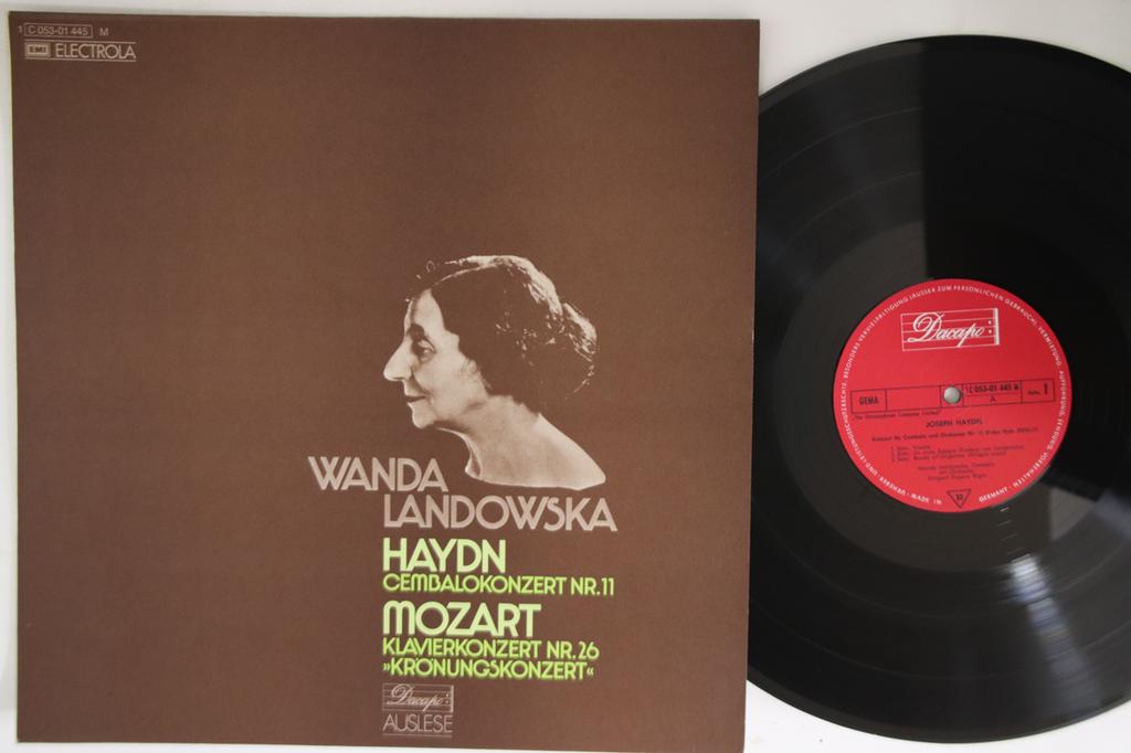 LP Record WANDA LANDOWSKA - Haydn Cembalokonzert Nr.11 Mozart K C05301445 DACAPO Germany Classical Used