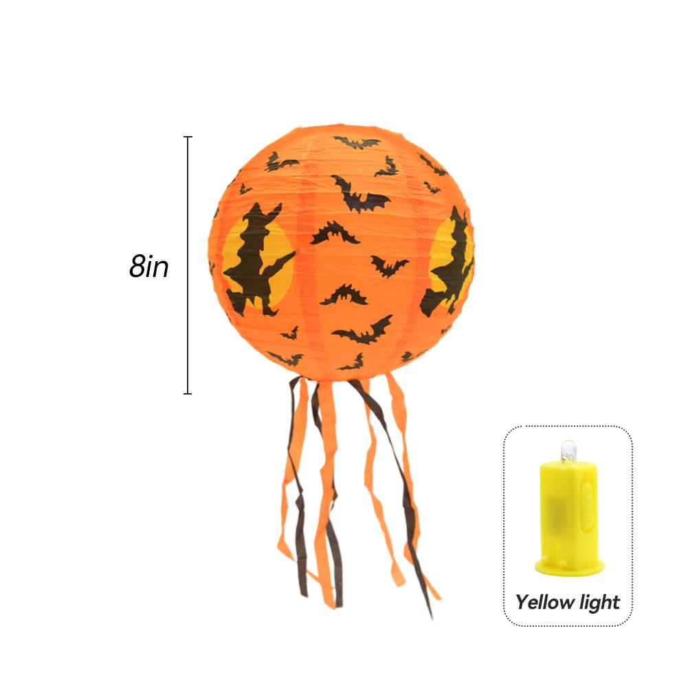 Halloween Paper Lantern Hanging Creative Spooky Funny Halloween Hanging Props Garden Party Decor Supplies