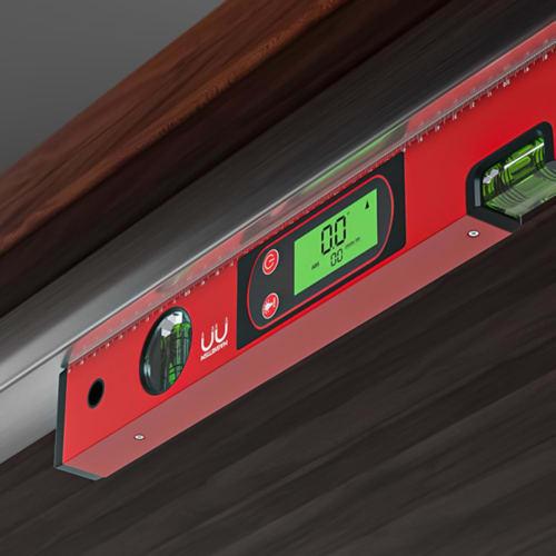 Digital Spirit Level, Digital Inclinometer, Aluminum Alloy Spirit Level with Triple Bubble, Shock-Resistant Design, for Home Improvement and Construct