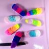 Colore Casuale Fermaglio per Capelli di Peluche Dolce Copricapo Clip per Frangia Moda Carino Barretta Ragazze