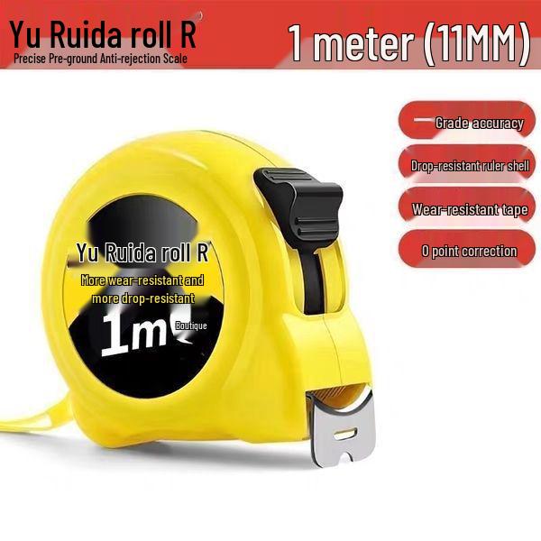 Durable Rustproof Waterproof Thickened Tape Measure & Ruler - Widened, Wear-resistant, 10m