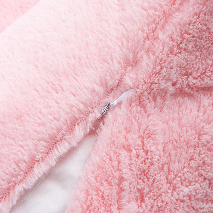 Nordic Milk Velvet Pillowcase Solid Color Simple Pillow Case Home Bedroom Rectangle Pillows Cover Pillow Cases Home Decoration