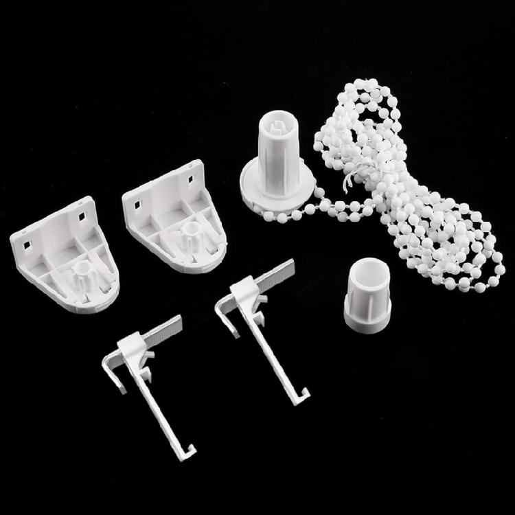 1Set Roller Blind Clutch Replacement Parts Roller Blind Clutch with Brackets and Bead Chain Shade Hardware Accessories