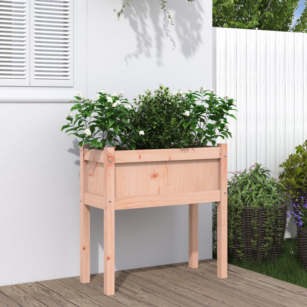 Plant Pot with Legs 70 X 31 X 70 Cm Solid Douglas Fir Wood