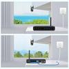 Podwójna Kamera Wifi Ip Smart Zewnętrzna 1080P Full Hd 2X3Mp Detekcja Alarm