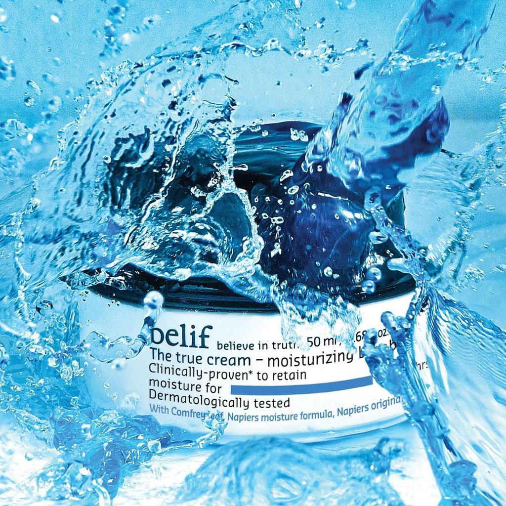 Belif The True Cream Moisturizing Bomb 50 ml - Łagodząco-nawilżający krem do twarzy