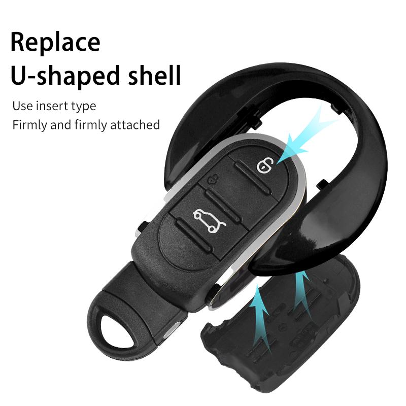 Car Remote Key Cover Case Holder For Mini Cooper F56 F55 F60 F54 F57 Countryman Clubman Abs Car Key Protection Shell Accessories