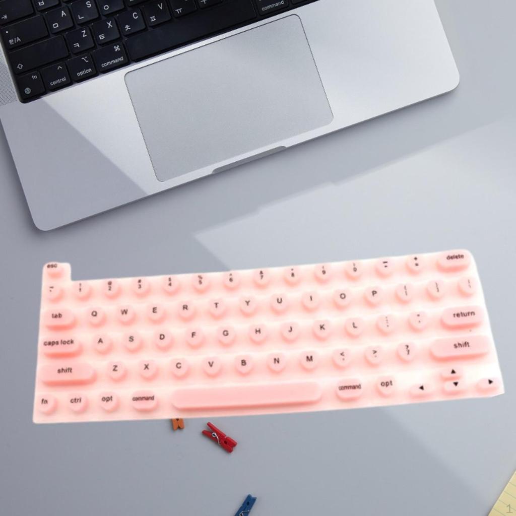 Filmový kryt klávesnice na nehty pro zdobení nehtů Snadno se čistí Psaní Univerzální vyvýšený silikon