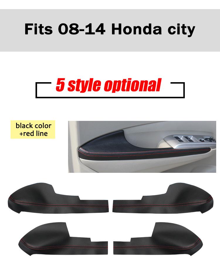 Honda City Leather Armrest & Door Panel Interior Upgrade Kit