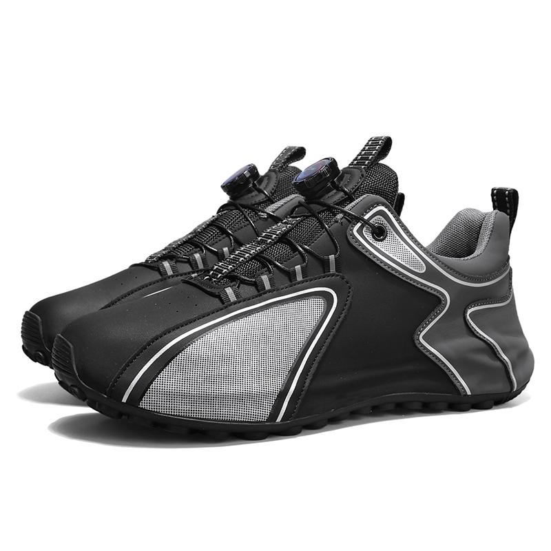 

2024 Повседневная обувь Мужские удобные кроссовки для бега Новые спортивные кроссовки для ходьбы Мужские кроссовки с поворотной автоматической пряжкой Дышащая обувь 40