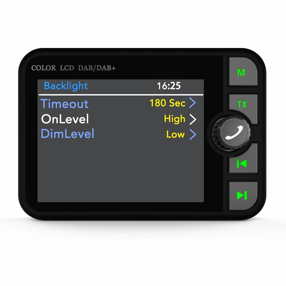 2.4 Inch DAB Radio Receiver LCD Color Screen MP3 Music Player FM Transmitter Receiver DAB+ Receiver DAB Digital Signal Adapter