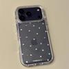 Glitter Shiny Stars Imd Transparent Back Cover for Iphone 17 16 Pro Max 13 14 15 Promax Ins Protector Shockproof Phone Case