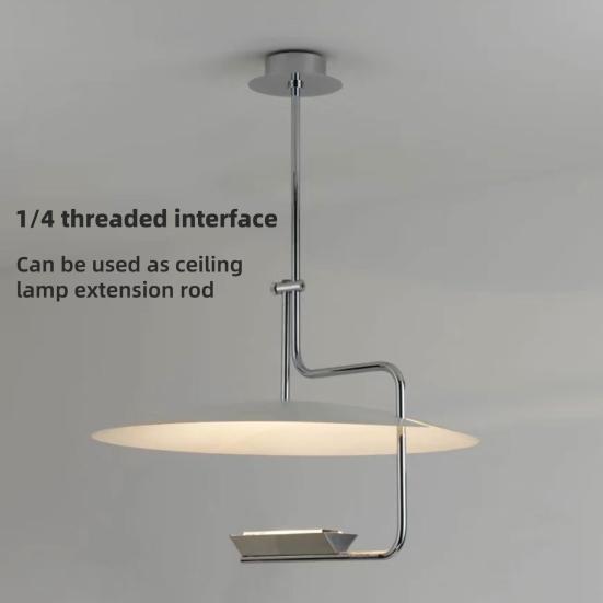 4Pcs Outdoor Lantern Stand Extension Rod Heavy Duty 1/4-inch Thread Aluminum Alloy Multi-purpose Camping Lamp Holder Connecting Pole