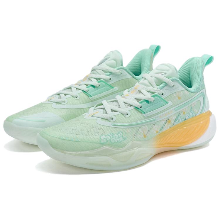 Xtep Lightweight 5th Generation Comfortable Trendy Non-Slip Wear-Resistant Low-Top Basketball Shoes Men sneakers Green 976219120002-2