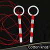 50pcs Fishing Tools Cotton Thread Knot Cord String Bobber Looper Stop Knots   Sea Fishing