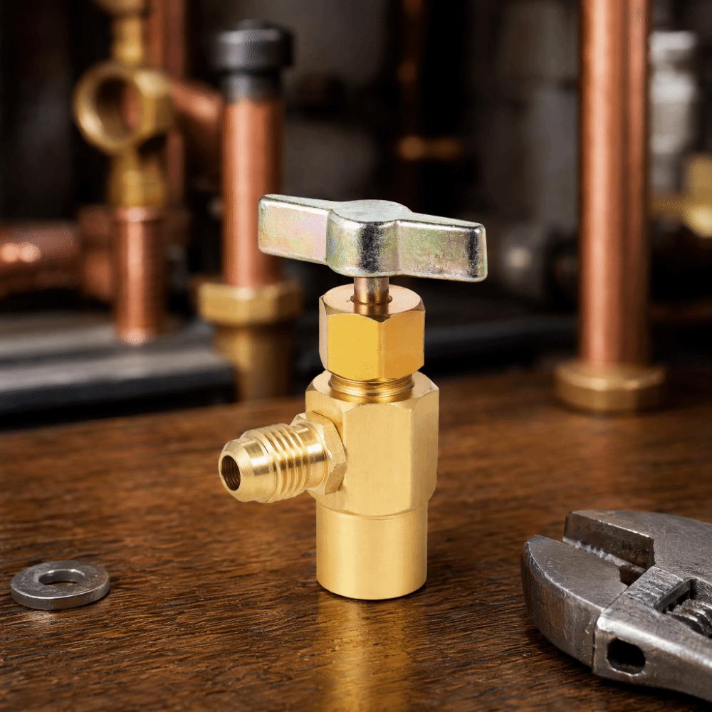 Left Hand Thread Refrigerant Can Dispenser 1/2" ACME Thread Refrigerant Bottle Opener  Auto Repair