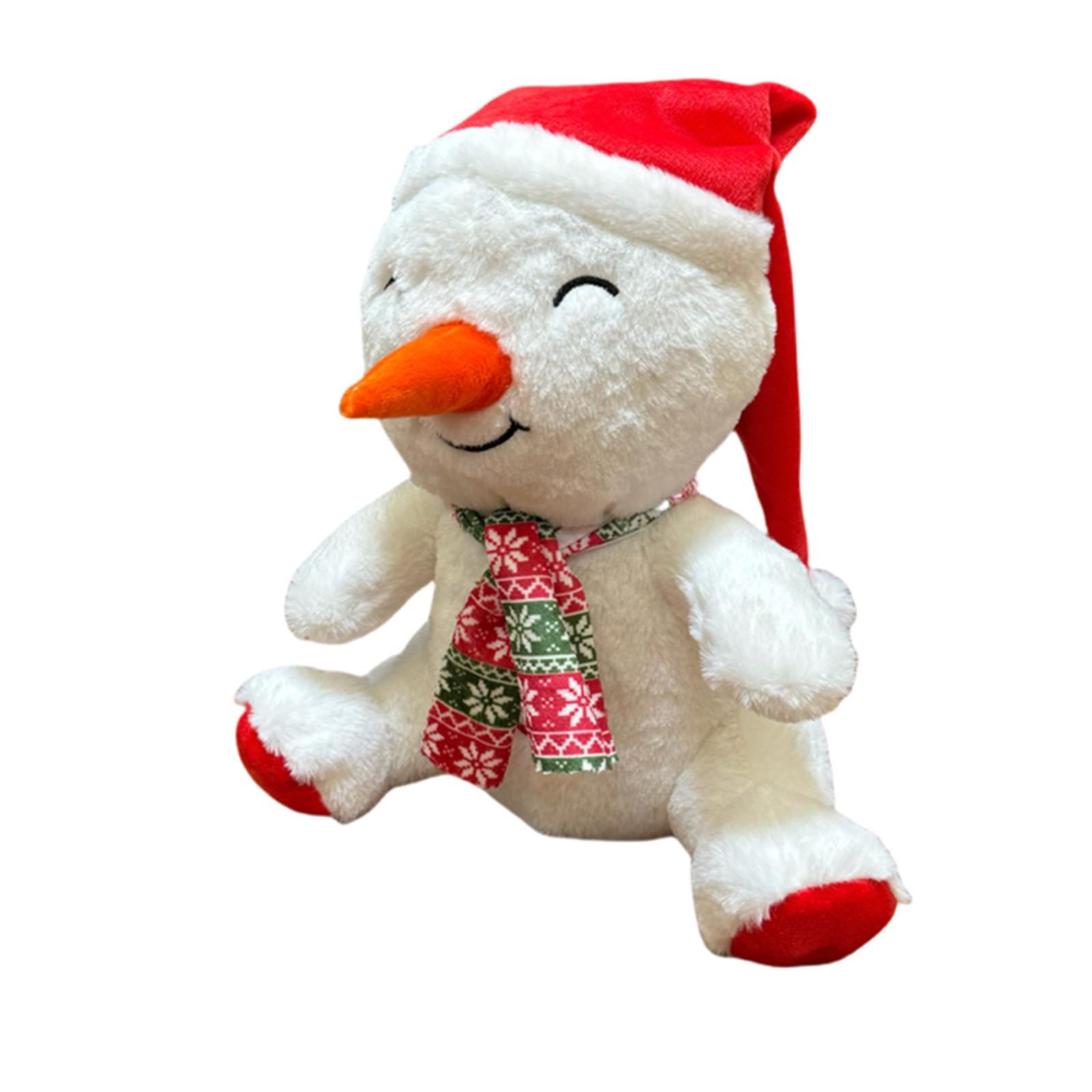 

Дышащая и светящаяся рождественская плюшевая кукла, подарок для семьи и друзей One Size