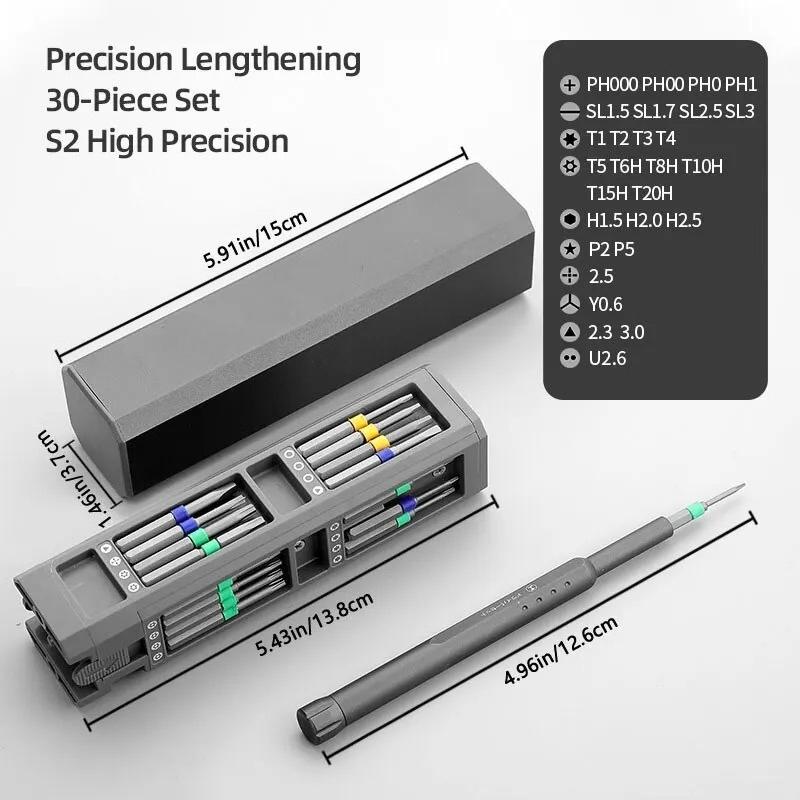 

30/40 In 1 Screwdriver Set, Multiple Specifications High Precision Multifunctional Manual Maintenance Tool