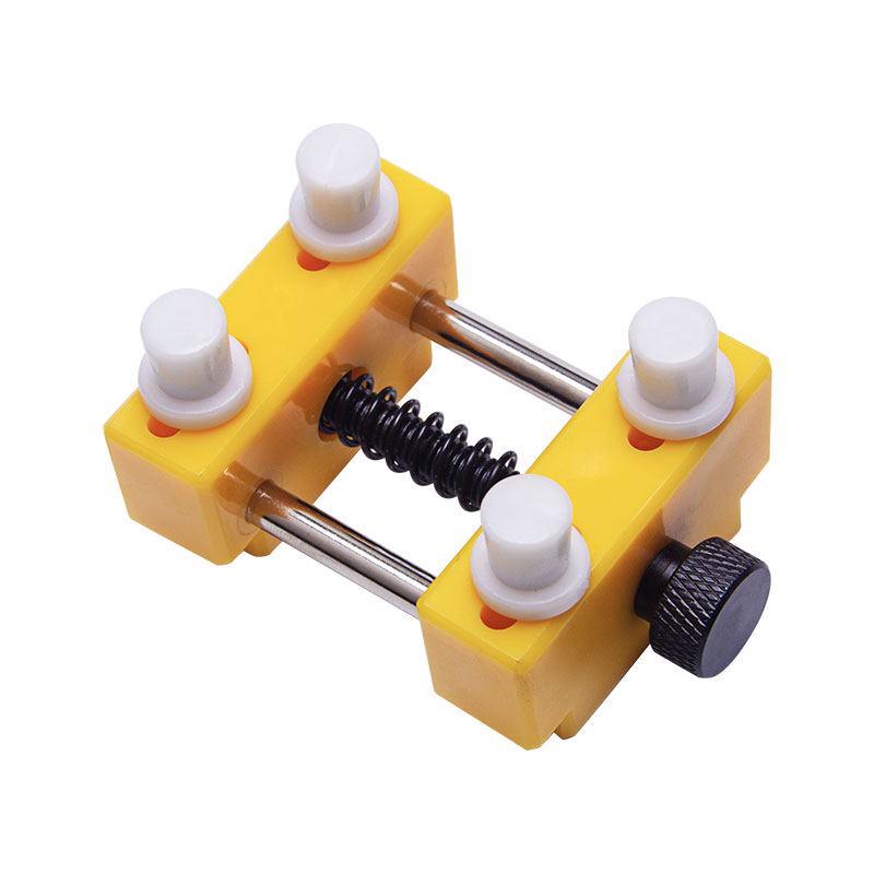 Multi-Style Watch Repair Kit: Case Opener, Stabilizing Holder & Face Fixing Tool.