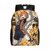 3D Printing Manga H-Haikyuues Comics Backpack for Girls Boys College School Travel Bags Women Men Bookbag Fits 15 Inch Laptop