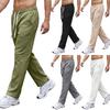 Herren Freizeithose Locker Sport Seil Gerade Zylinderhose