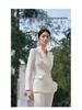 Women's Professional Slim Fit White Executive Suit Set