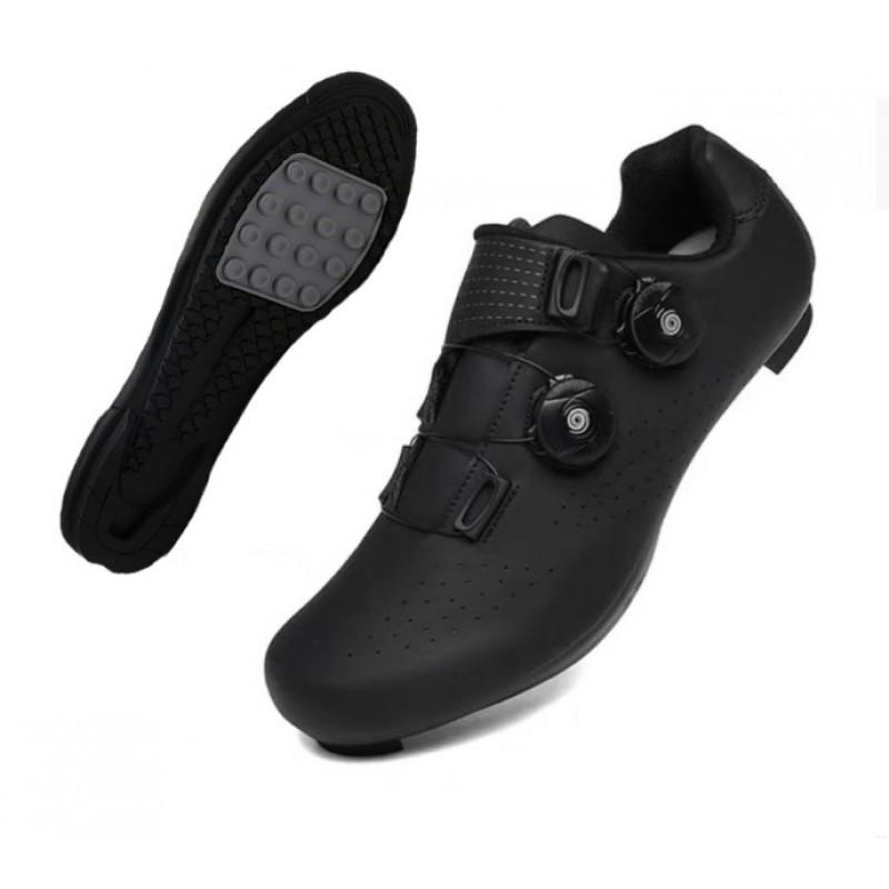 Scarpe da Ciclismo Uomo Donna Con Compatibilità Tacchette Strada MTB Bici Traspiranti Suola Rigida Calzature Performance