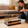 Jumping Spider Decor Magnetic Mushroom Climbing Ledge Tarantula Enclosure Accessories For Geckos Lizards Tree Frogs Home