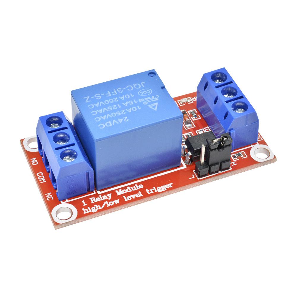 5V 9V 12V 24V 1 Channel Relay Module Board Shield With Optocoupler Support High-level And Low-level Trigger