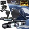 360° Dash Cam 1080P HD Driving Recorder Car Front & Rear Inside 4 Channel Camera