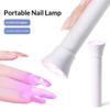 Handheld UV Gel Nail Lamp Cordless Mini Rechargeable Fast Curing Portable Light for Travel Manicure DIY