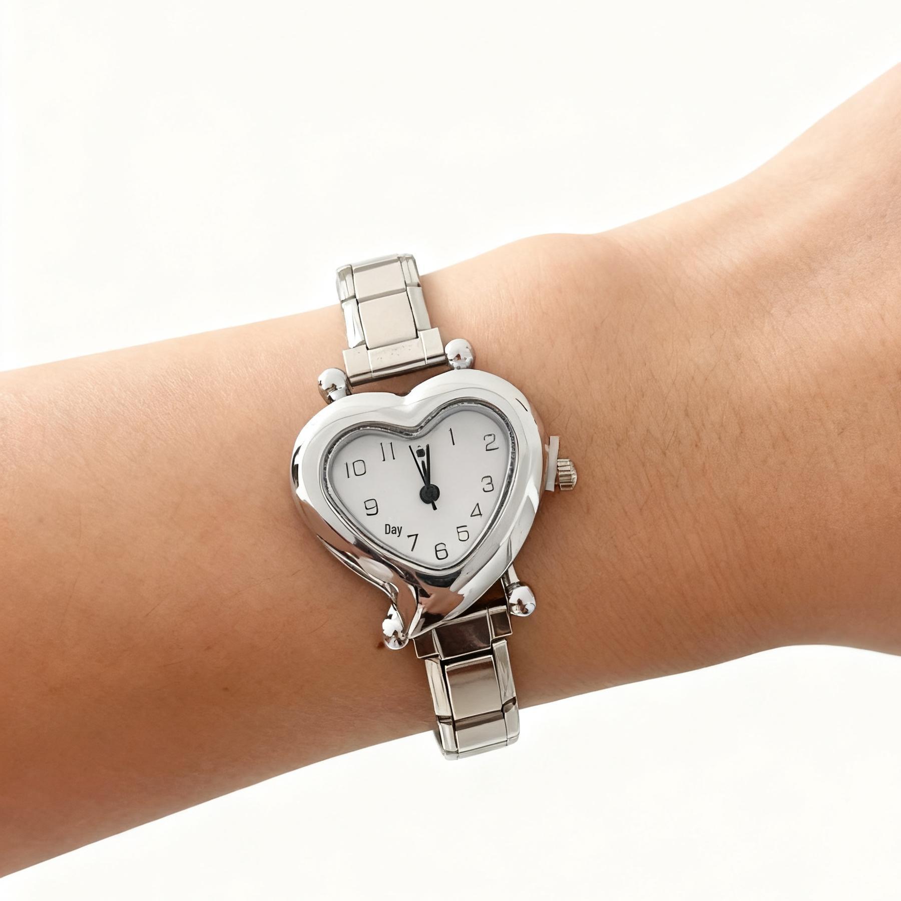 Unisex Youth DIY Quartz Watch: Cute Academy Style with 18K Stainless Steel