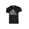 Adidas T Shirts Men's Black Crew Neck Moderate Straight Fit GK1703