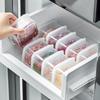 PP5 Food Grade Freezer Meat Storage Containers, 4-Piece Refrigerator Organizer Set