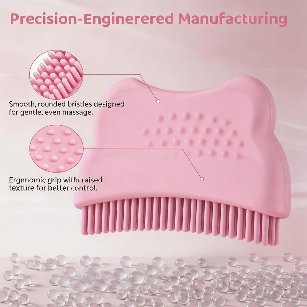 Deep Cleanse Facial Massage Brush Silicone Facial Anti-Puffiness Brush  Soothe Massage