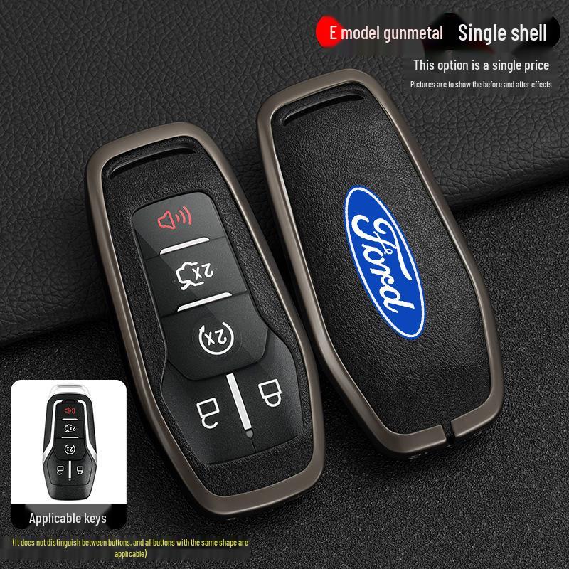 Ford Taurus Key Case for 2015-2017 Explorer Mustang - Metal Shell with Buckle