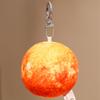 Lifelike Solar System Planet Earth Sun Mars Plush Keychain Stuffed Mercury Jupiter Saturn Uranus Neptune Educational Toy Pendan
