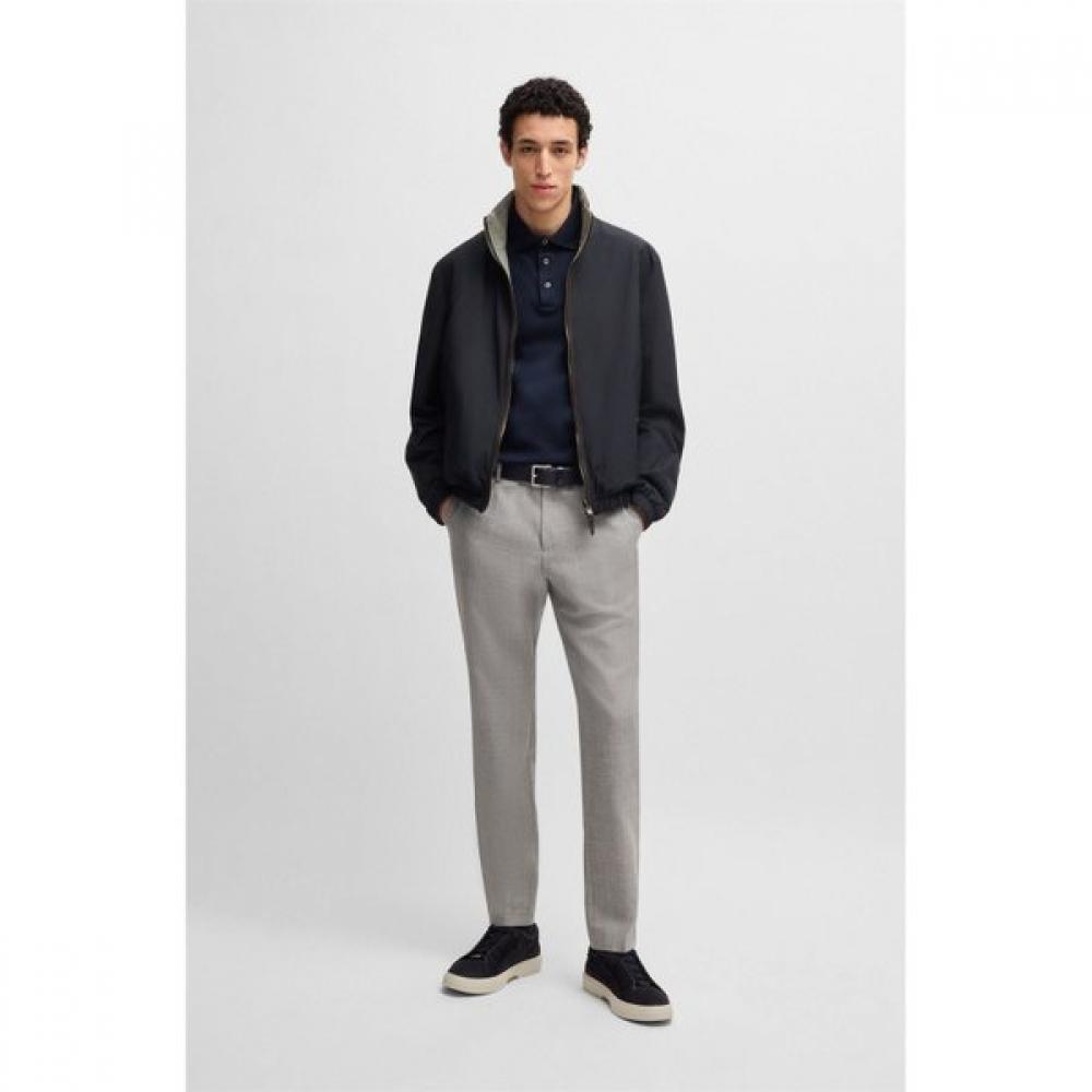 Boss Reversible Zip Jacket Dark Blue Sp25