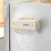 Punch Free Magnetic Paper Towel Holder Large Capacity Refrigerator Organizer  Kitchen